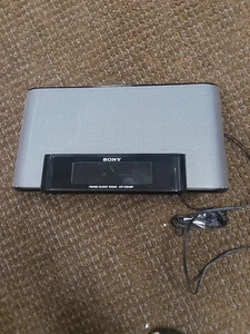 Sony Dream Machine ICF-CS10iP iPod iPhone 30-Pin Dock AM/FM Clock Radio Tested - Picture 1 of 1