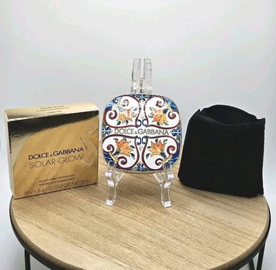 NEW Dolce & Gabbana Illuminating Powder Duo Blush Solar Glow 1 SWEET PINK LE - Image 1 of 3