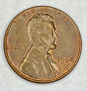 1964 D Lincoln Penny - Picture 1 of 4