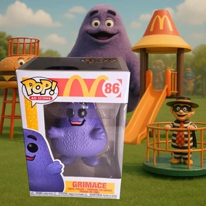 Funko Pop 86 Grimace McDonald’s Ad Icons Vinyl Figure Toy Collector NIB - Picture 1 of 7