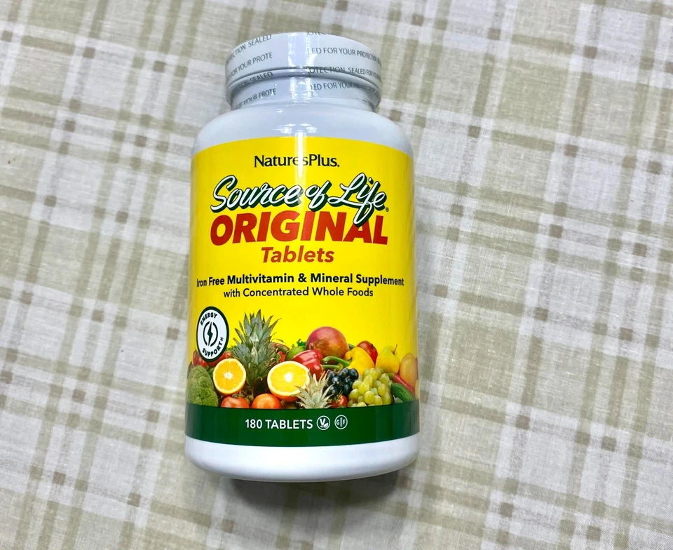 NUEVO Multivitamínico NaturesPlus Source Of Life Original 180ct exp.12/28 Foto 1 de 3