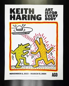 Keith Haring Lithograph "Untitled" Art is For Every Body, Ago Museum, Canada - Picture 1 of 2