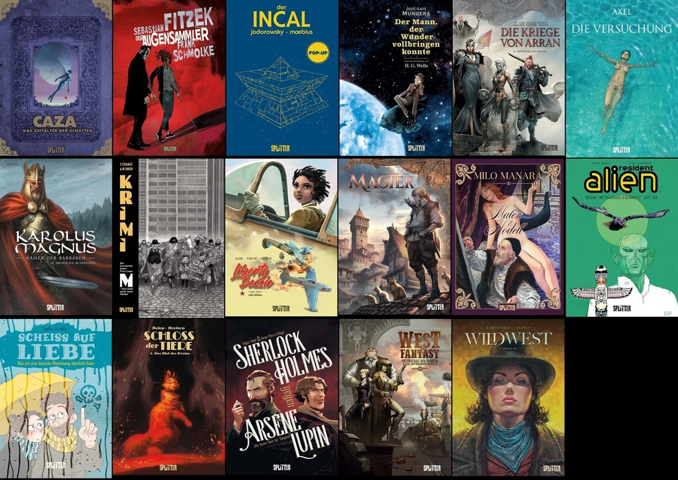 Splitter Comic Neuheiten  Januar 2026 zur Auswahl  EVT 8.12.2025 - Bild 1 von 1