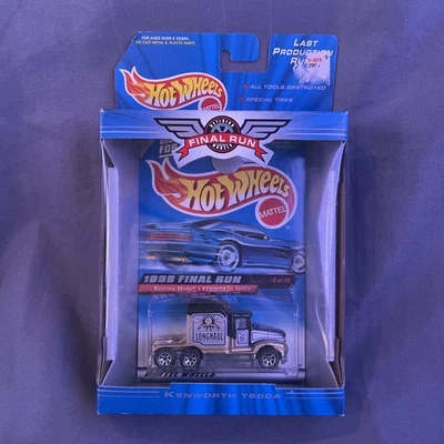 Hot Wheels 1999 Final Run Retiring  Model Kenworth T600A  #3 of 12 - Image 1 of 4