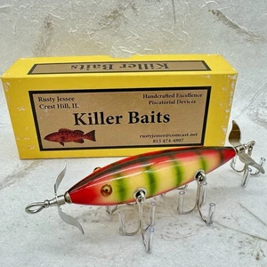 Killer Baits Rusty Jessee Glass Eye 2015 5 ganchos 5,5” percha barrada 150 42/50 - Imagen 1 de 19