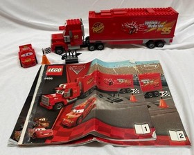 LEGO 8486 - Cars: Mack's Team Truck, complete set with instruction manual