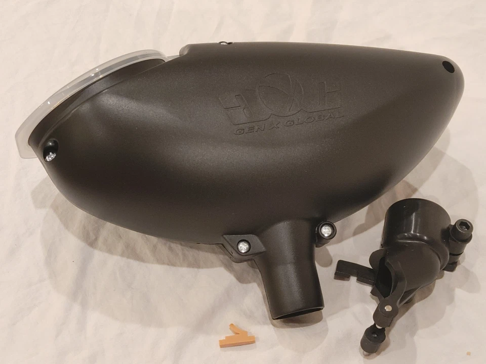 TIPPMANN PARTS Tippmann 98 Paintball Feed Elbow - Complete (98-E) Ball Detent And Hopper Lot