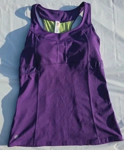 Athleta Active Athletic PR Tank Top Gr. MT lila Tasche Regal BH - Bild 1 von 6