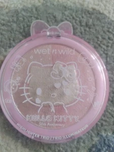 Wet N Wild Hello Kitty 50 Anniversary Highlighter Trio Cutie Pie New - Picture 1 of 3