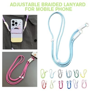 Bandoulière universelle nylon patch lanières de téléphone portable sangle de téléphone portable lanière N V5T9 - Photo 1 sur 33