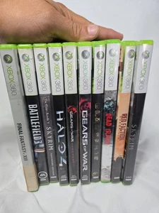 Lotto videogiochi Microsoft XBOX 360 x10 videogiochi usati Halo Skyrim Dead Space + - Foto 1 di 12