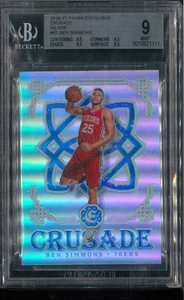 2016/17 Panini Excalibur #91 Ben Simmons Crusade Silver RC BGS 9 - Bild 1 von 2