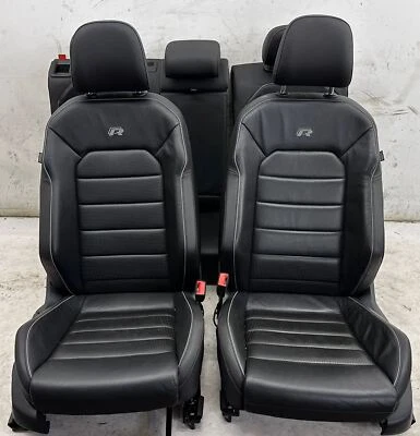 Asientos de cuero perforado para VW MK7.5 18-19 Golf R elevación frontal 15-16 MK7 GTI OEM Foto 1 de 4