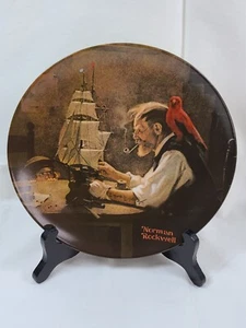 Norman Rockwell - The Ship Builder - Plate # 109106 - 1980 Vintage Plate - Picture 1 of 13