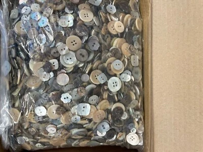 Mother of Pearl Mixed Buttons - sewing, crafts embellishments, scrapbooking, - Image 1 of 4