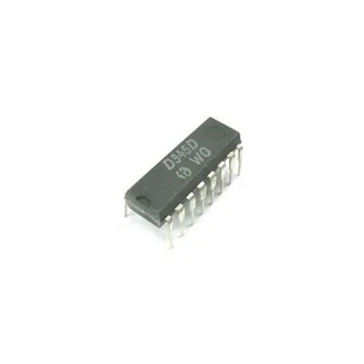 RFT MIKROELEKTRONIK [10pz] Decoder D345D BCD a LED 7 segmenti SN7447N DIP16