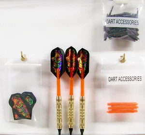 Darts Fat Cat Highlander 16 gm Soft Tip Dart Set with 2D/3D Snake Flights - Picture 1 of 5