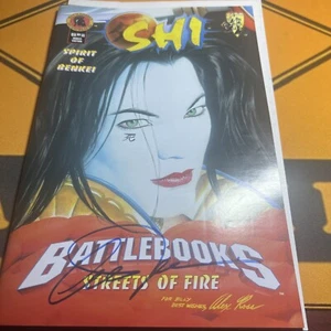 Shi Spirit Of Benkei Battle books Streets Of Fire Autographed By Tucci  - Picture 1 of 8