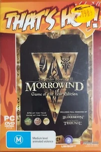 Elders Scrolls lll Morrowind Game Of The Year Edition PC DVD Free Tracked Post - Picture 1 of 4