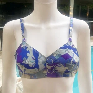 EMILIO PUCCI for Formfit Rogers iconic print vintage bra 34-A - Picture 1 of 10