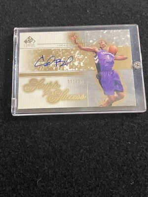 Chris Bosh Rookie Autograph /250! SP Signature Scripts For Success 2003-04 - Image 1 of 4