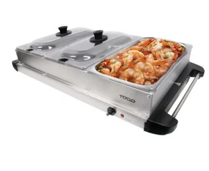 TODO 400W Buffet Server Electric 2L Serving Pot X3 Adjustable Thermostat - Picture 1 of 6