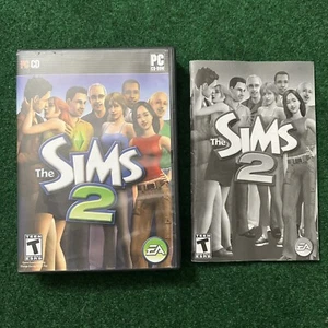 The Sims 2 (PC Game CD-ROM, 2004) Complete 4 Set Disc with Manual CIB - Picture 1 of 4