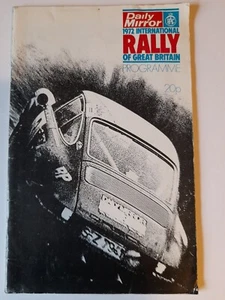 RAC rally programme 1972. Roger Clark rally Driver. Rally Programme. - Picture 1 of 5