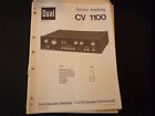 Original Service Manual Schaltplan Dual CV 1100