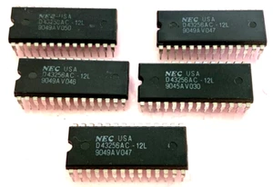 QTY 5 NEW NEC D43256AC-12L 256 (32K-WORD X 8-BIT) CMOS SRAM *SHIPS FROM USA* - Picture 1 of 1