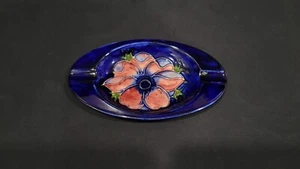 Vintage Moorcroft Art Pottery Flower Ash Tray - Picture 1 of 6