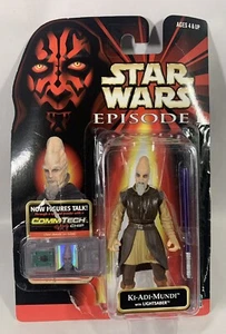 1998 Hasbro Star Wars Episode 1 Ki-Adi-Mundi CommTech Chip Action Figure - Picture 1 of 6