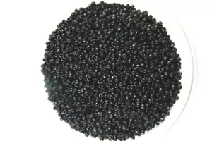 600 schwarze undurchsichtige kleine Perlen 51gr MATSUNO JAPAN Größe 8 - Bild 1 von 2