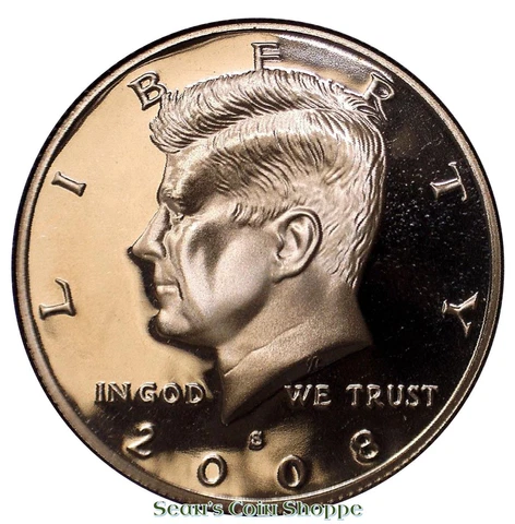 2008 S Clad Kennedy Half Dollar Gem Deep Cameo Proof San Francisco Ships Free! Cover
