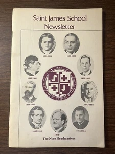 St. James School Maryland MD Newsletter ~ May, 1985 ~ Volume 2, Number 1 - Picture 1 of 6