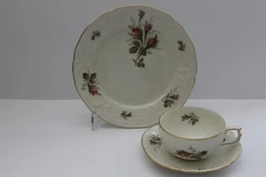 Rosenthal Sanssouci Elfenbein Teegedeck 3 teilig  Wild Rose - Bild 1 von 5