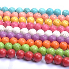 Turquoise 6MM 8MM 10MM 12MM Round Loose Spacer Beads Fashion DIY 