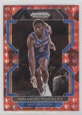 2021-22 Panini Prizm NBA 75th Anniversary Diamond /75 Immanuel Quickley #129
