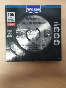 (II) Wickes Ersatzkreissäge, 165 mm, grob, Holz, 20 mm Bohrung, neu - Bild 1 von 2