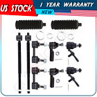 For 1992-96 Toyota Camry 10Pcs Rack And Pinion Bellow Sway Bar Tie Rod End Kits