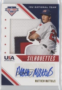 2020 Panini USA Baseball Stars & Stripes Prime /25 Matthew Matthijs Auto