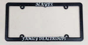Hayes Familie Händler Georgia Nummernschild Rahmen Kunststoff 12" x 6" - Bild 1 von 2