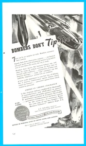 American Credit Indemnity bombers planes air raid defense print ad 1942 - Picture 1 of 3