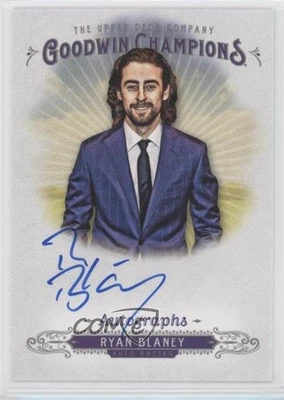 2018 Upper Deck Goodwin Champions Auto Ryan Blaney #A-RB Auto - Image 1 of 2