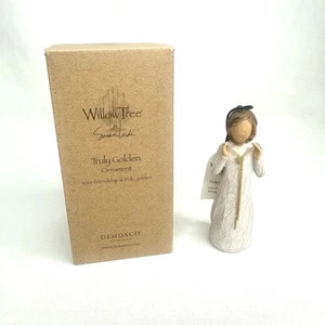 NEW! Susan Lordi Willow Tree Truly Golden Ornament 2014 Christmas Holiday - Picture 1 of 10