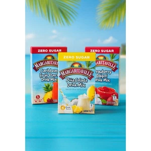 Margaritaville Zero Sugar Drink Mix Singles To Go! Variety Pack 3 Boxen - Bild 1 von 5