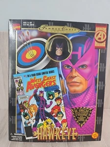 Marvel Comics Hawkeye Famous Covers Series 8" Action Figure Toy Biz 1998 NIB - Picture 1 of 9