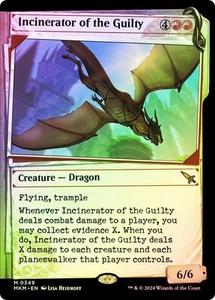MTG INCINERADOR DEL ESCAPARATE CULPABLE LÁMINA Asesinatos en Karlov Manor Casi Nuevo - Imagen 1 de 1