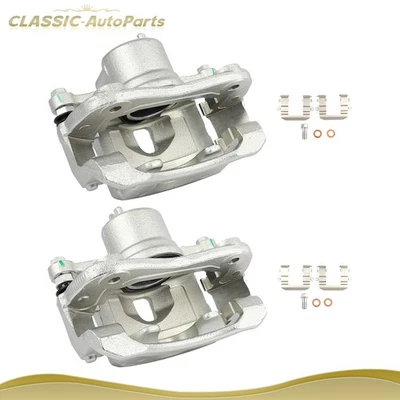 Par de pinzas de freno delanteras con soporte para Kia Soul 2014 2015 2016 2017 2018 Foto 1 de 4