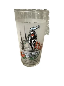 1990 KENTUCKY DERBY Horse Racing Churchill Downs #116 Mint Julep Glass Tumbler - Picture 1 of 7